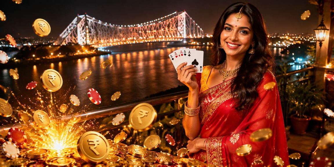 Sprawling Kolkata cityscape with cultural vibrancy