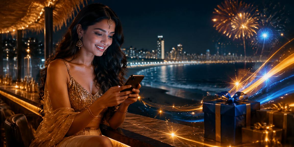 VIP enjoying mobile casino gaming in Mumbai Bandra